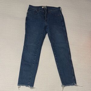 Madewell 10” high-rise skinny jeans - size 27 petite